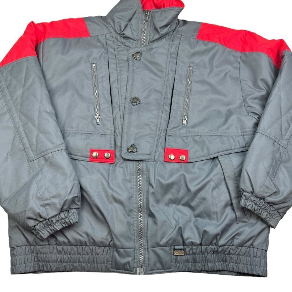 Ossi Skiwear Vintage Color Block Ski/Snowboard/Winter Jacket Men's L/XL